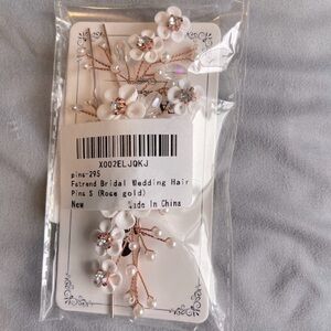 Rose Gold Bridal Hair Pins